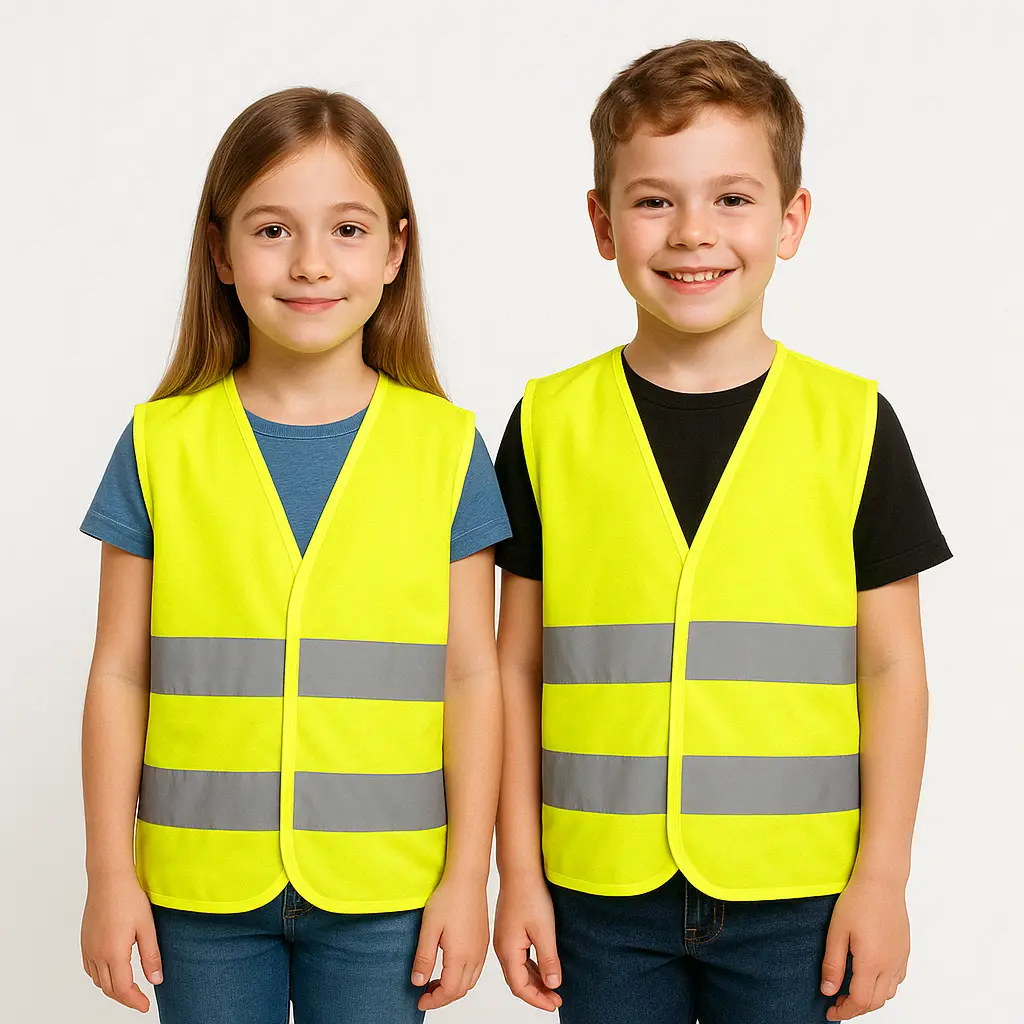 kamizelka odblaskowa dziecięca na rzepy